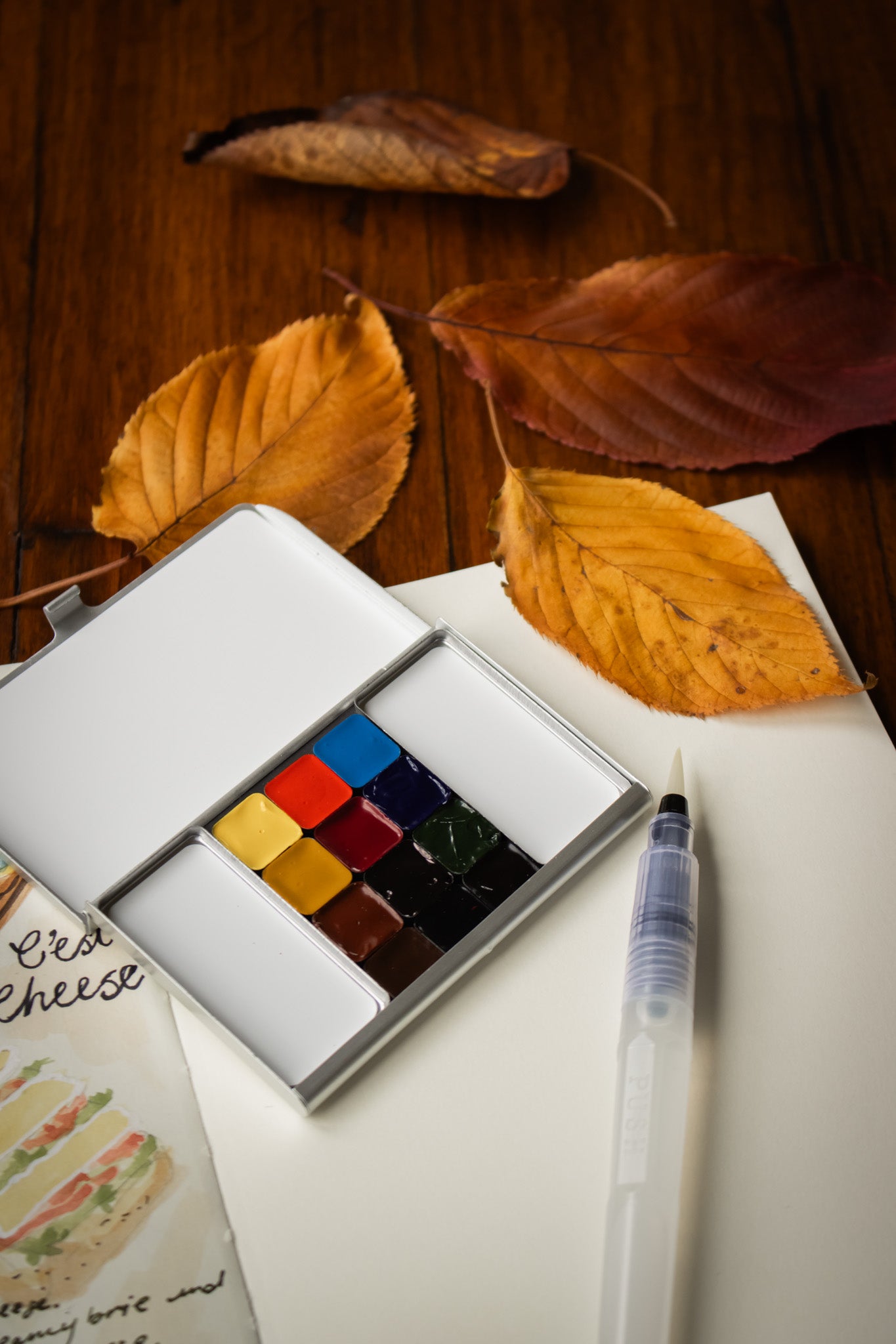 Watercolour Palette - Explore (Pre-Filled)