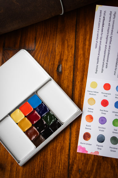 Watercolour Palette - Explore (Pre-Filled)