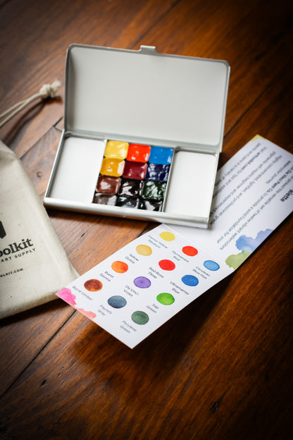 Watercolour Palette - Explore (Pre-Filled)