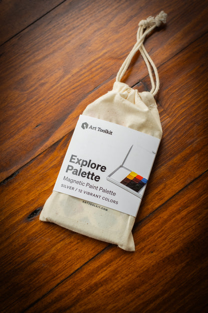 Watercolour Palette - Explore (Pre-Filled)