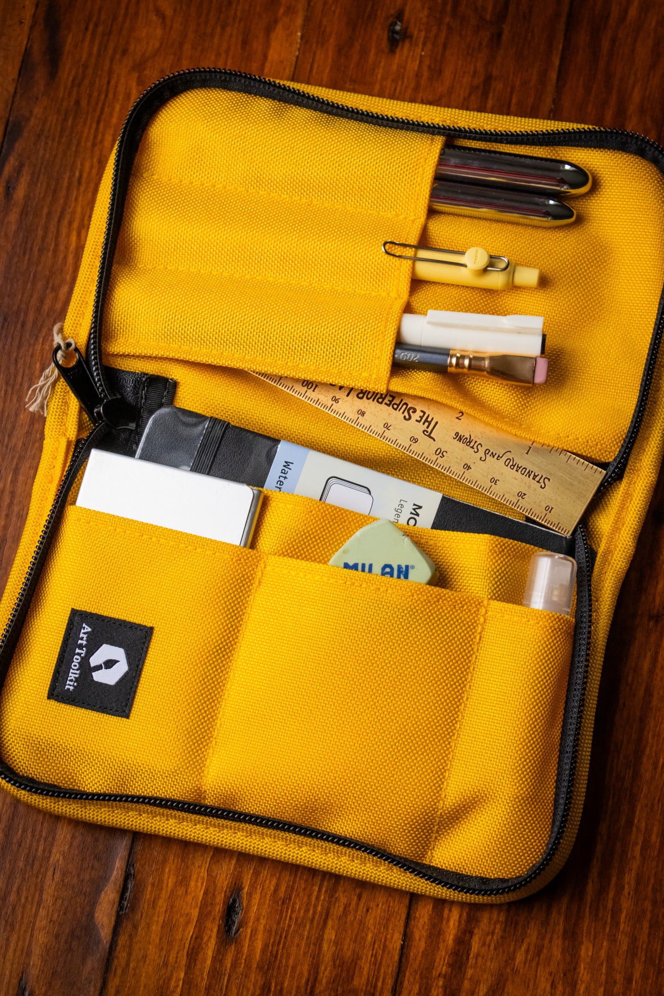 Art Toolkit Zip Case - Yellow