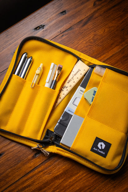 Art Toolkit Zip Case - Yellow
