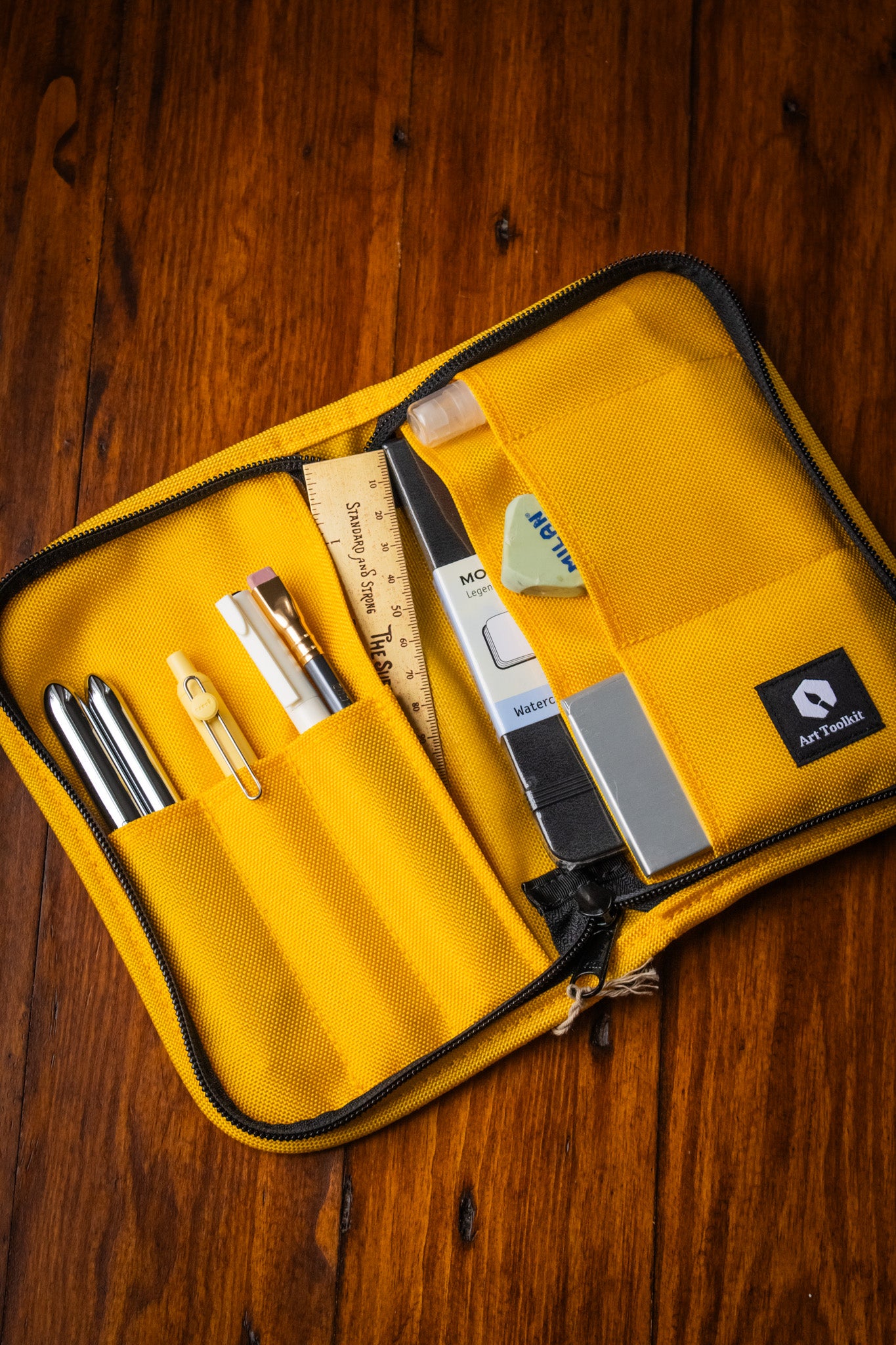 Art Toolkit Zip Case - Yellow