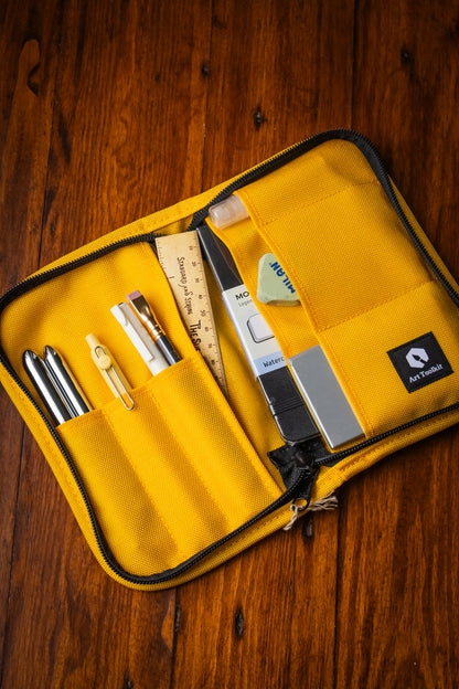Art Toolkit Zip Case - Yellow