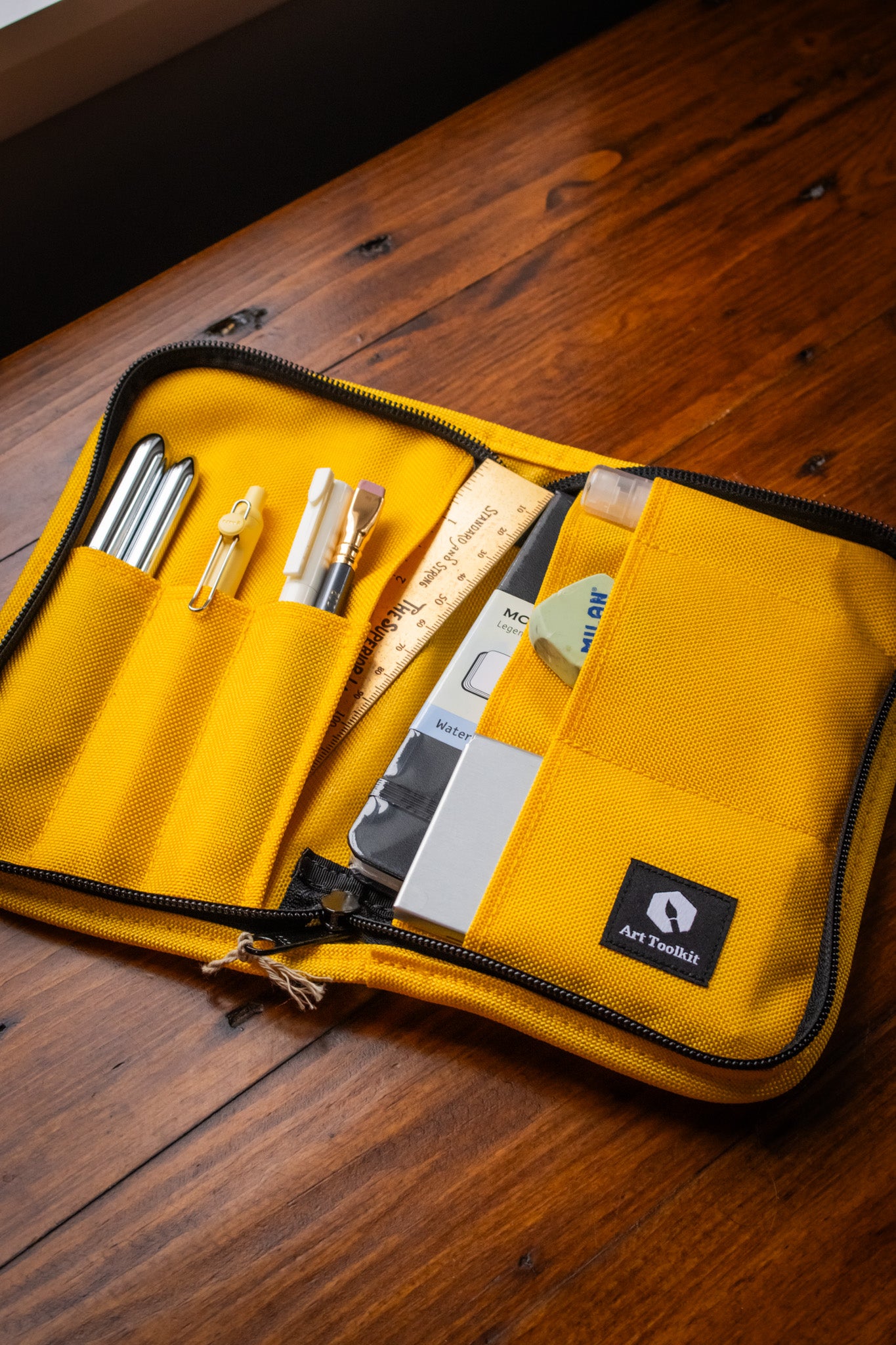 Art Toolkit Zip Case - Yellow