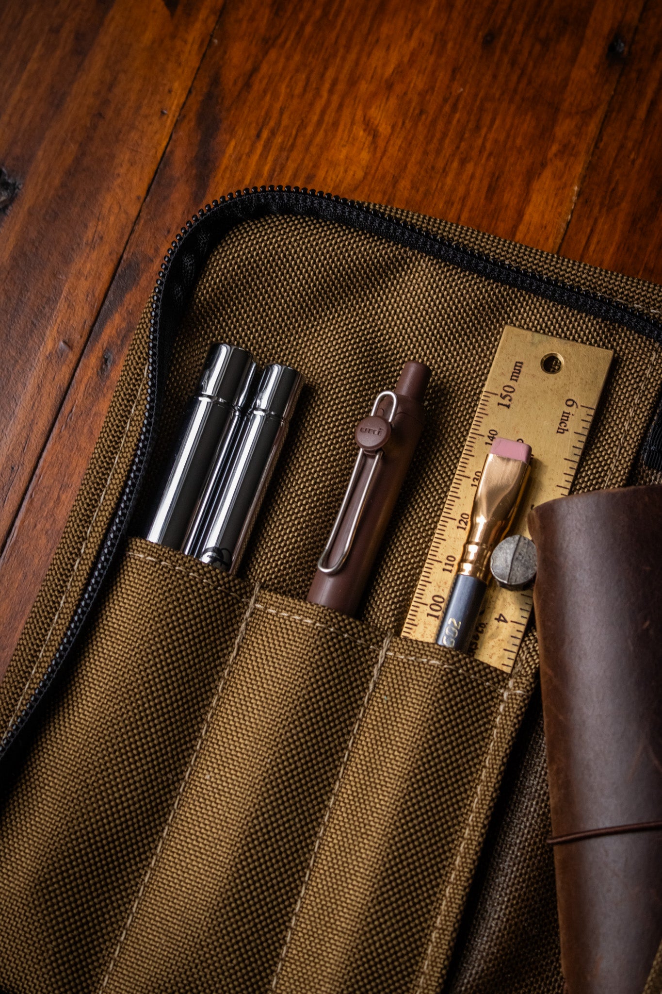Art Toolkit Zip Case - Umber