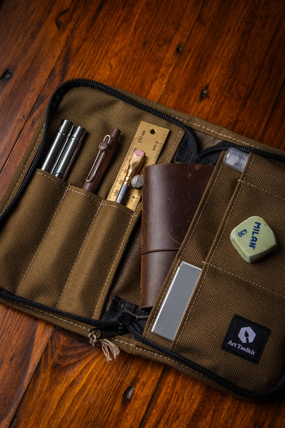 Art Toolkit Zip Case - Umber
