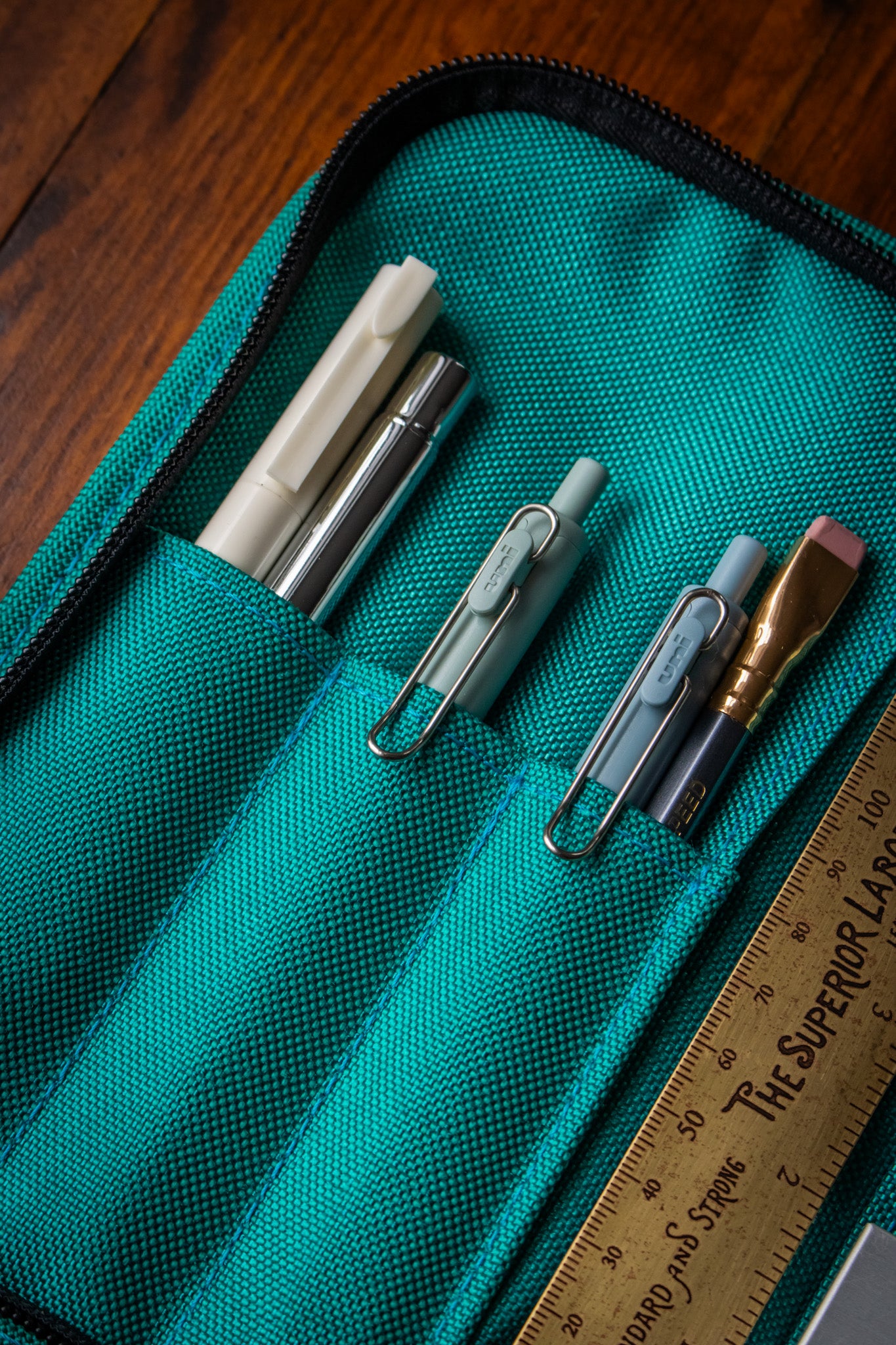 Art Toolkit Zip Case - Aqua
