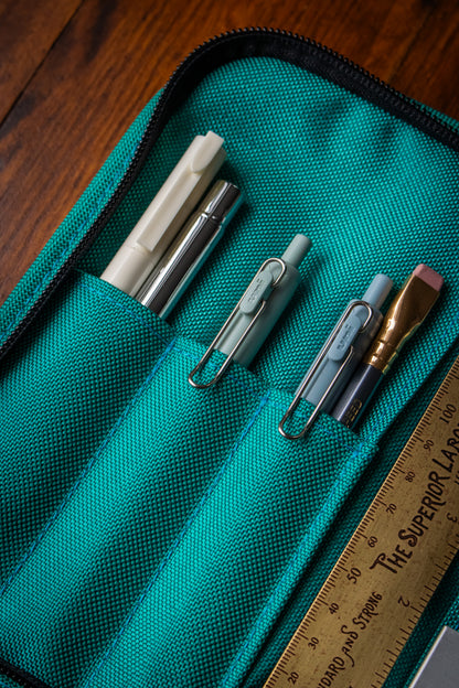 Art Toolkit Zip Case - Aqua
