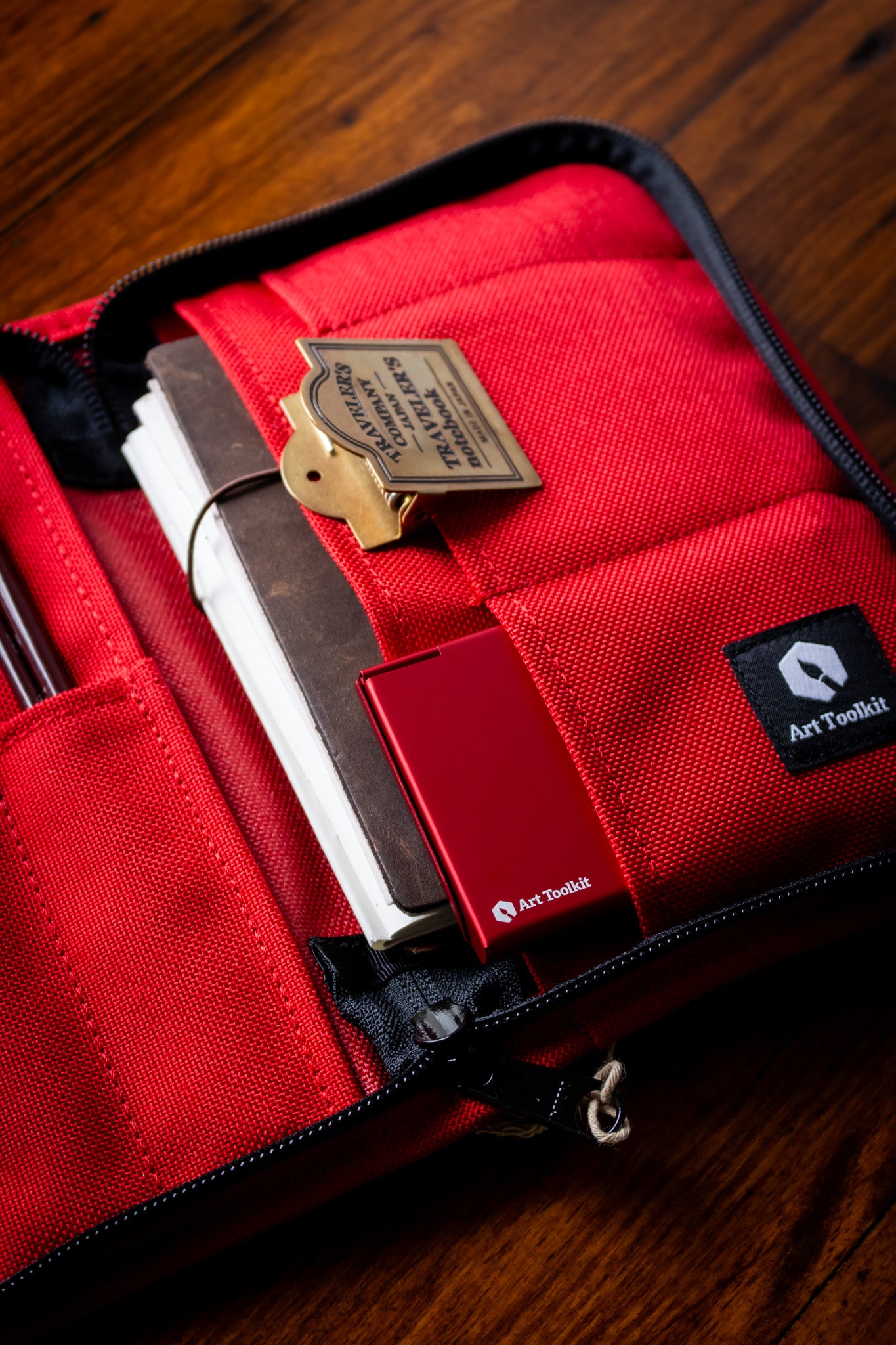 Art Toolkit Zip Case - Red