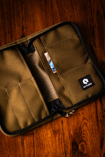 Art Toolkit Zip Case - Umber