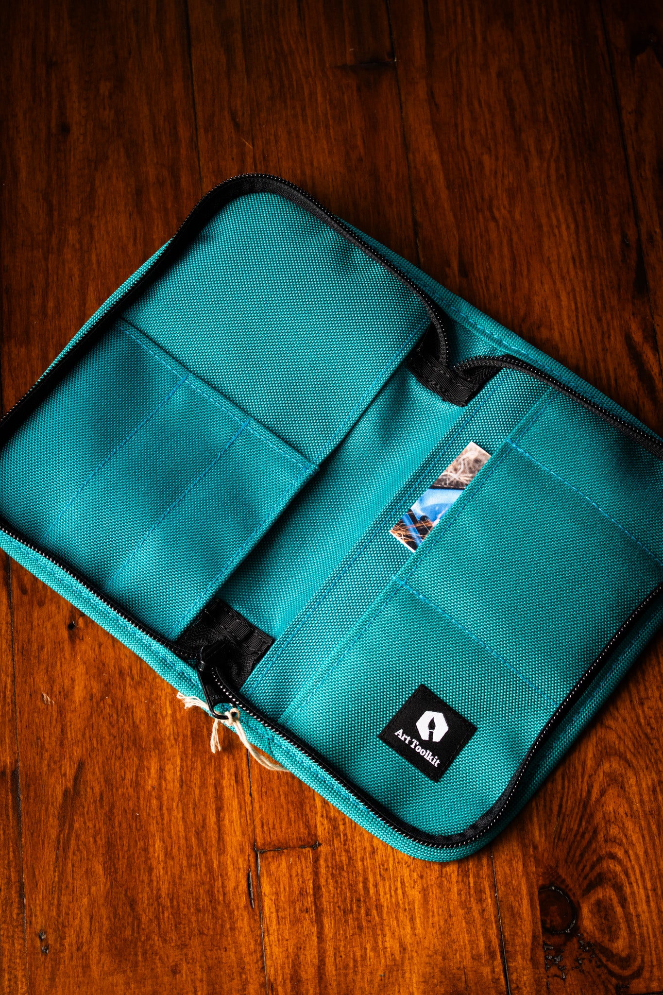 Art Toolkit Zip Case - Aqua