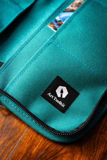 Art Toolkit Zip Case - Aqua
