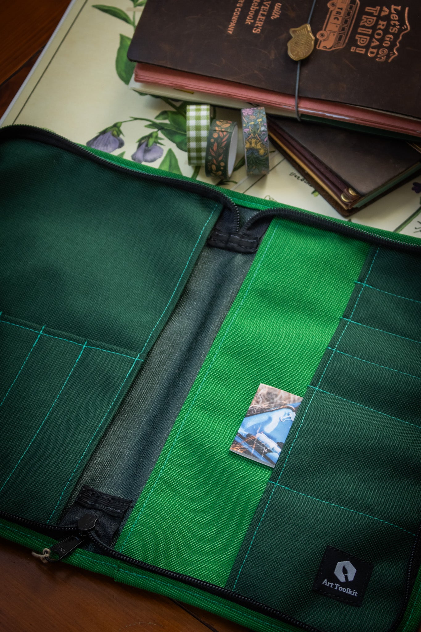 Art Toolkit Zip Case - A5 Forest