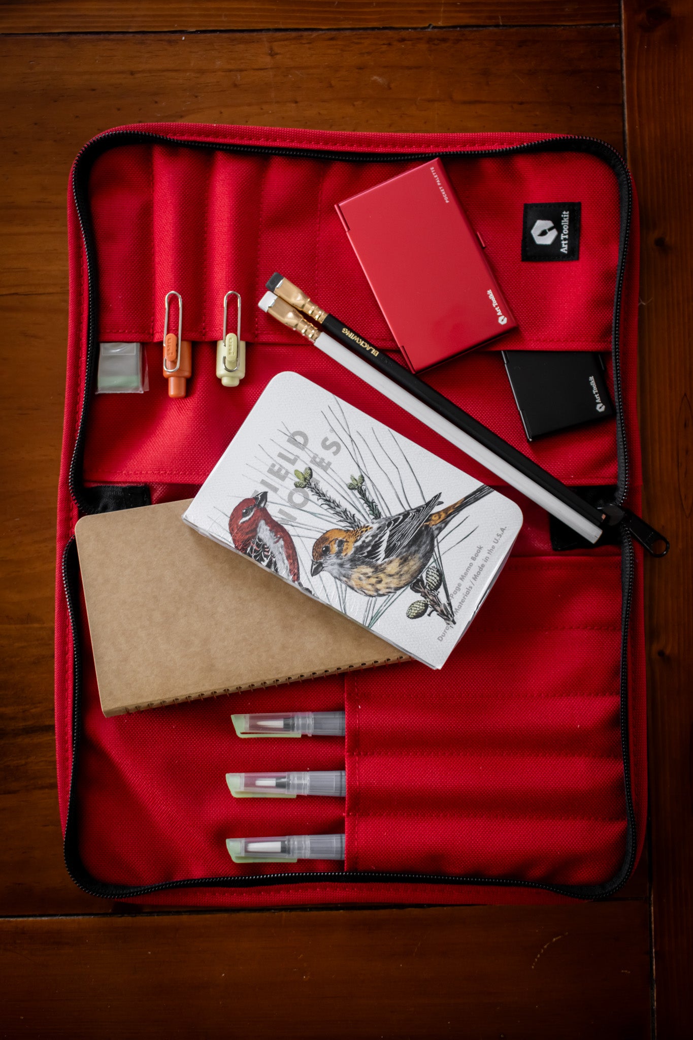 Art Toolkit Zip Case - A5 Red