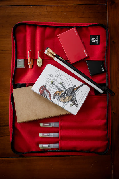Art Toolkit Zip Case - A5 Red