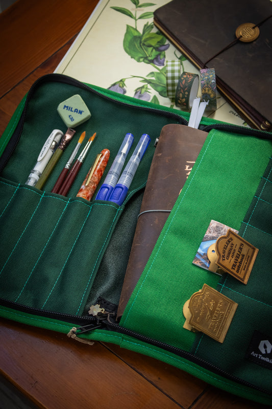 Art Toolkit Zip Case - A5 Forest