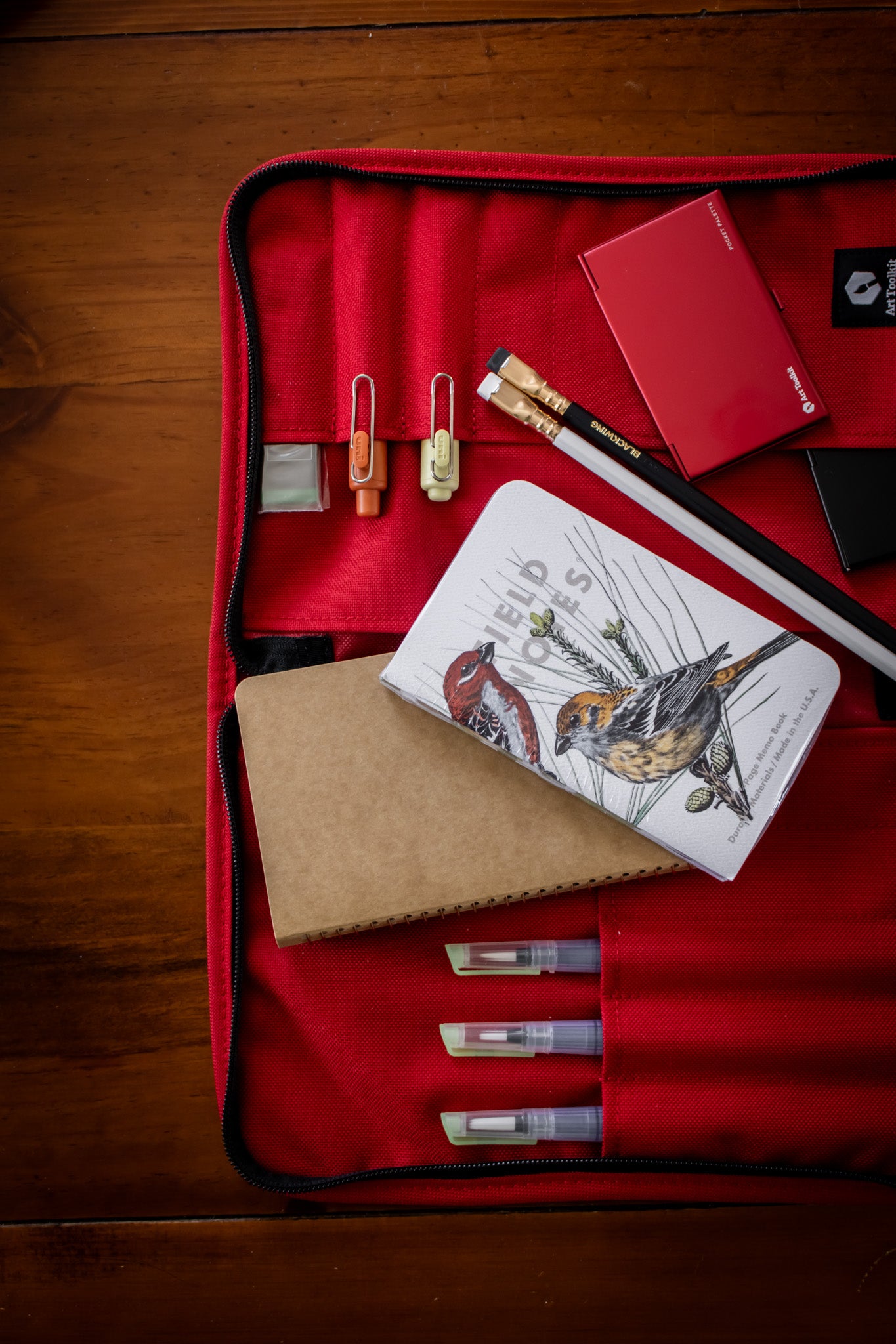 Art Toolkit Zip Case - A5 Red