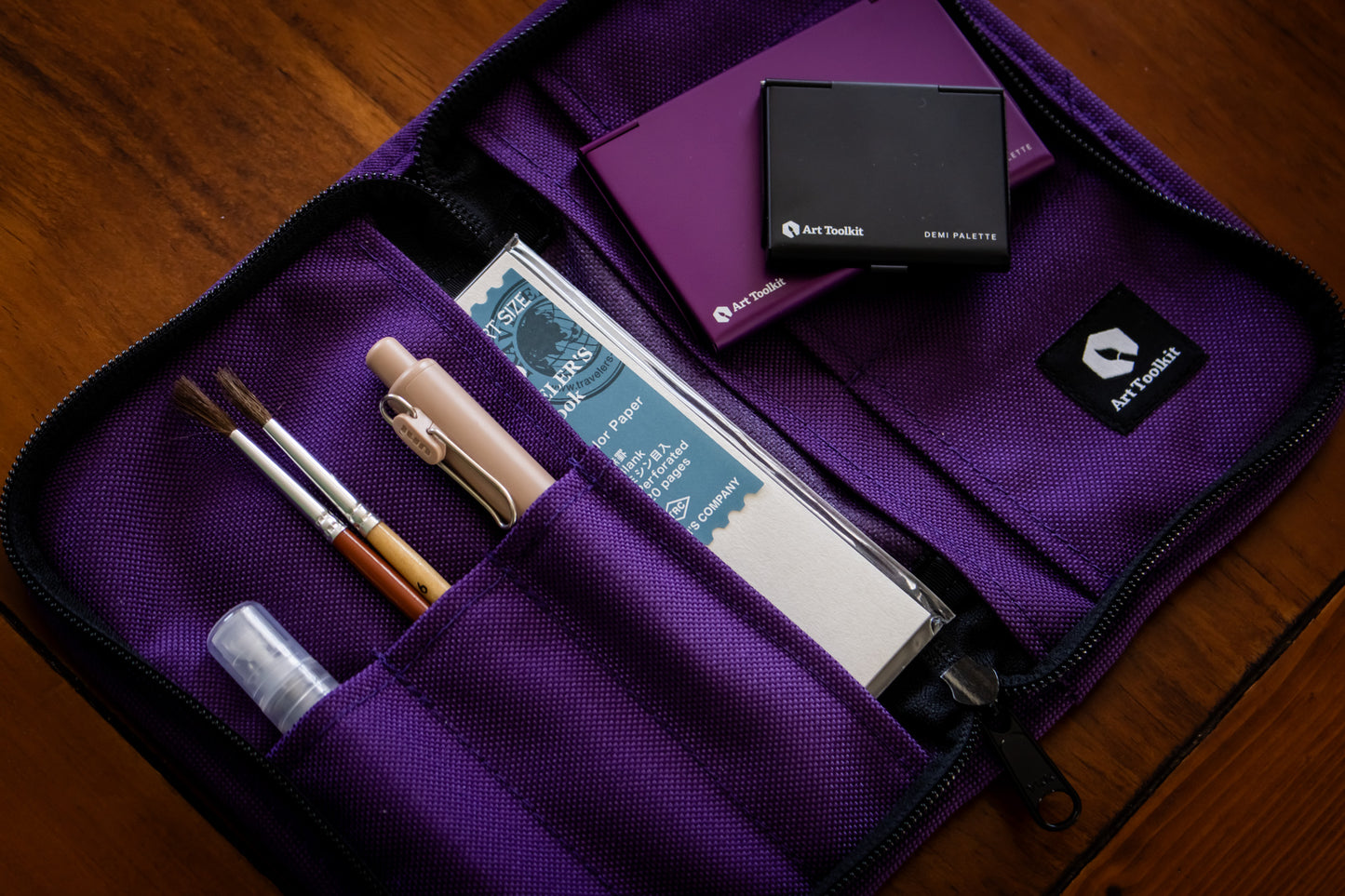 Art Toolkit Zip Case - Purple
