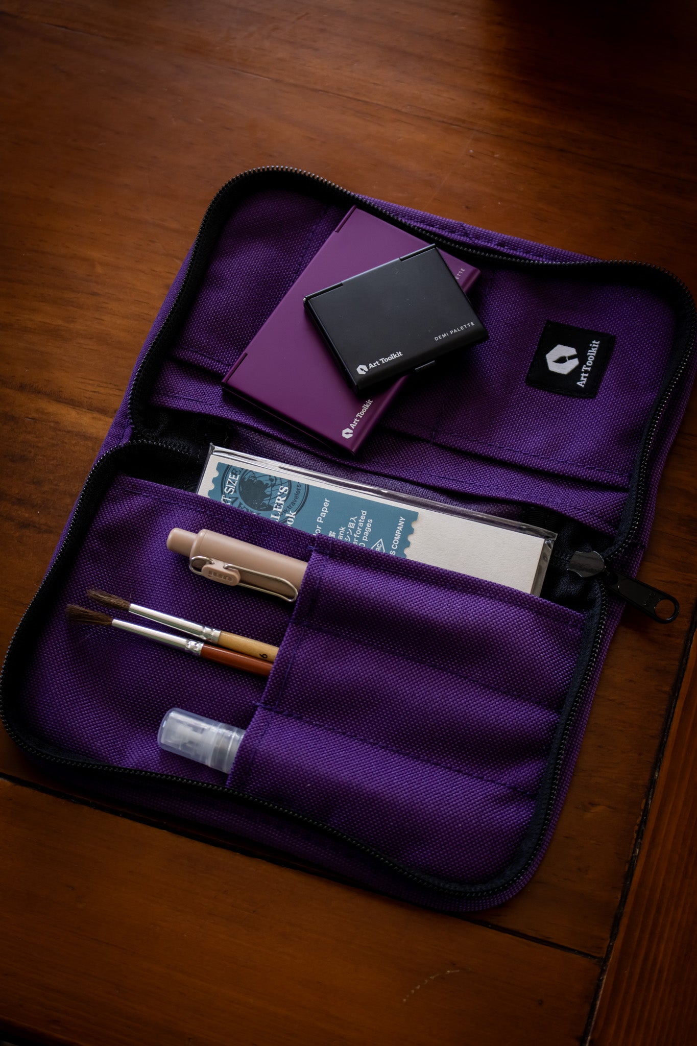Art Toolkit Zip Case - Purple