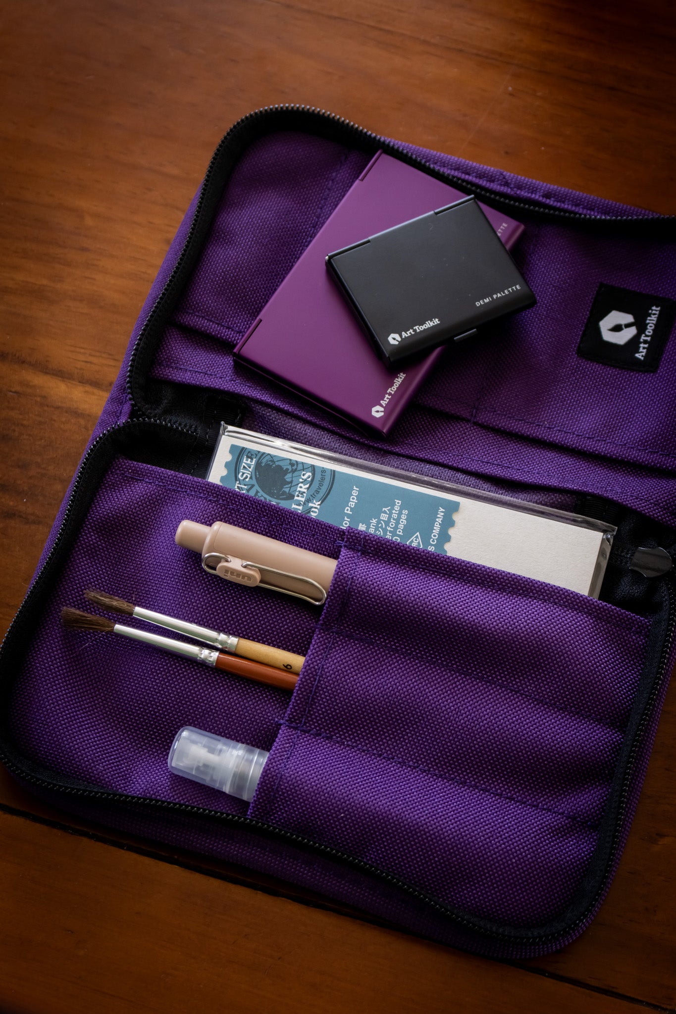 Art Toolkit Zip Case - Purple