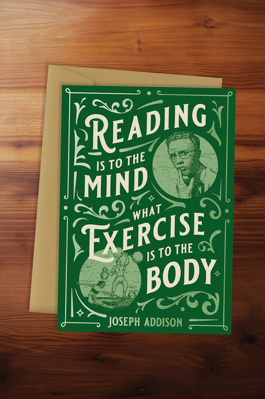 Exercise is to the Mind Card