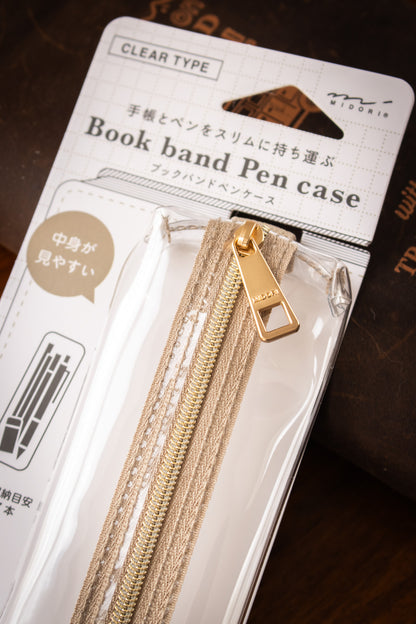 Clear Bookband Pencase Clear