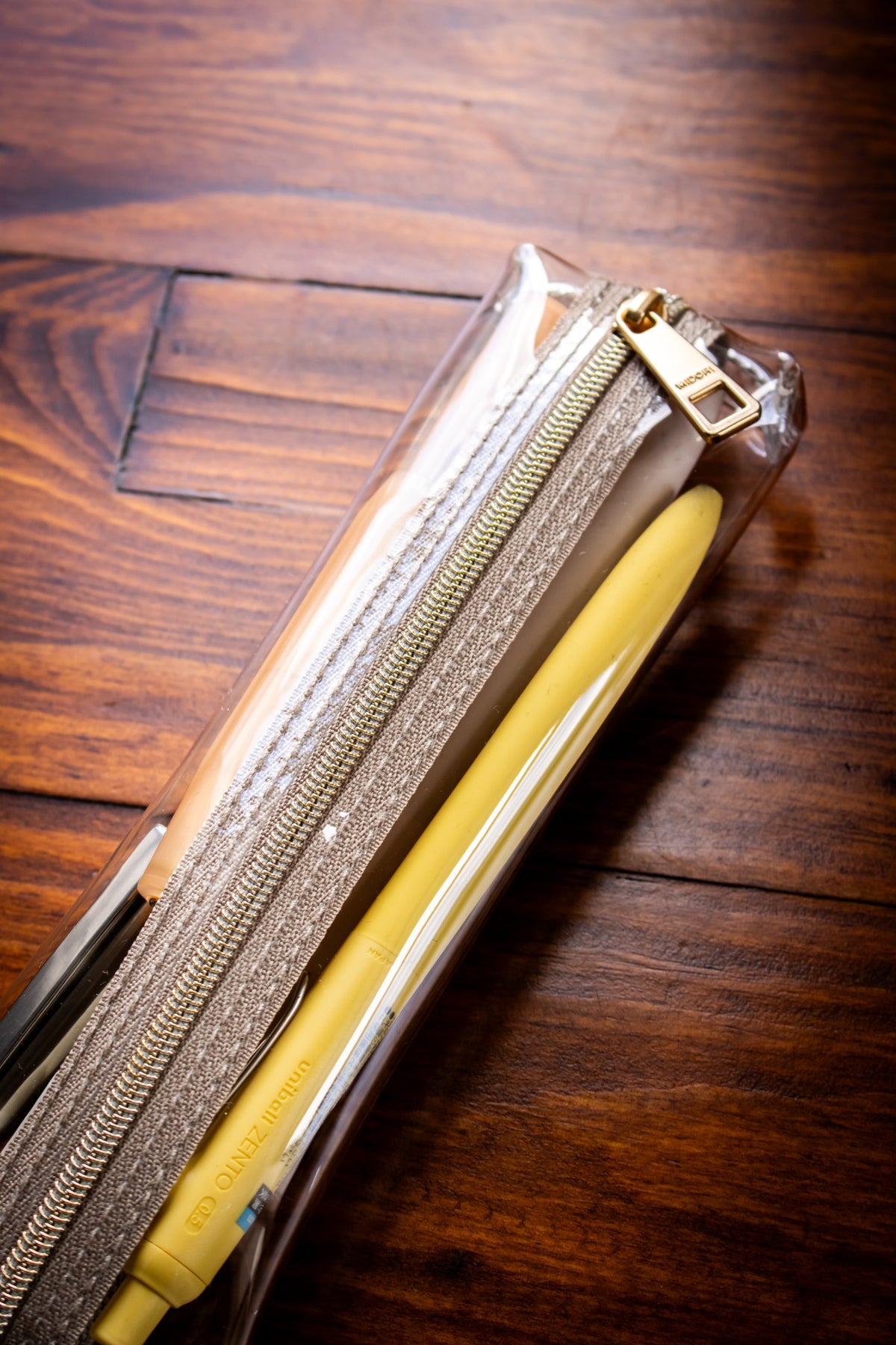Clear Bookband Pencase Clear