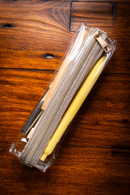 Clear Bookband Pencase Clear