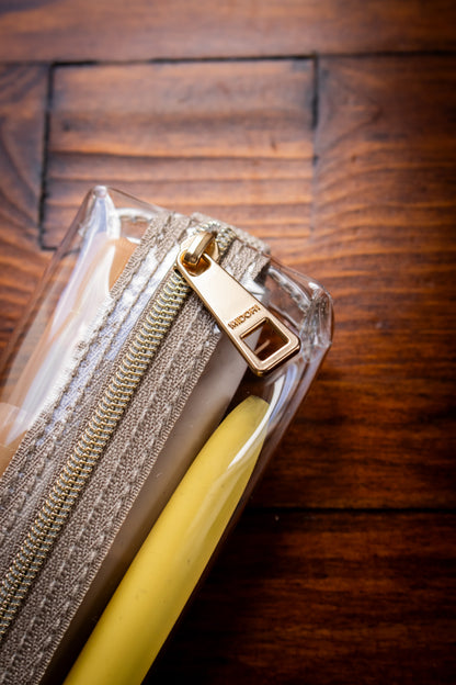 Clear Bookband Pencase Clear