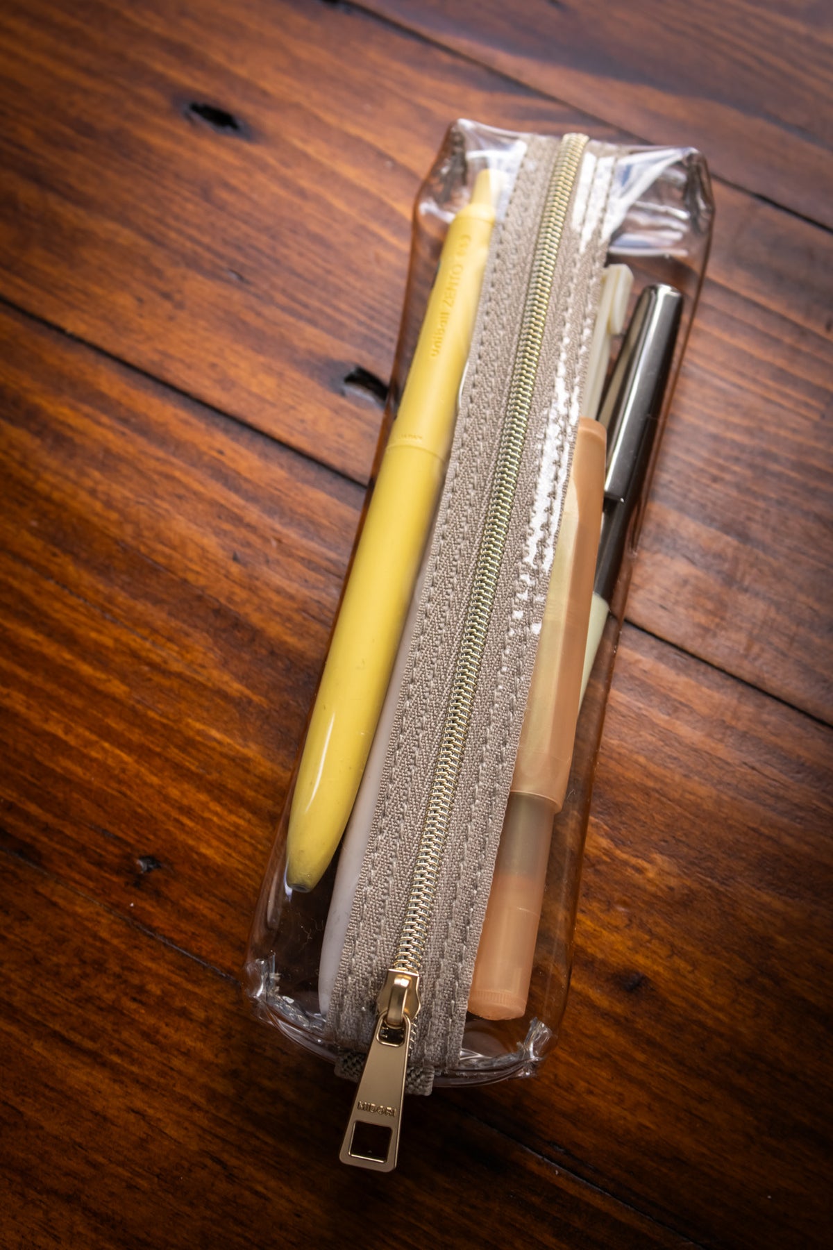 Clear Bookband Pencase Clear