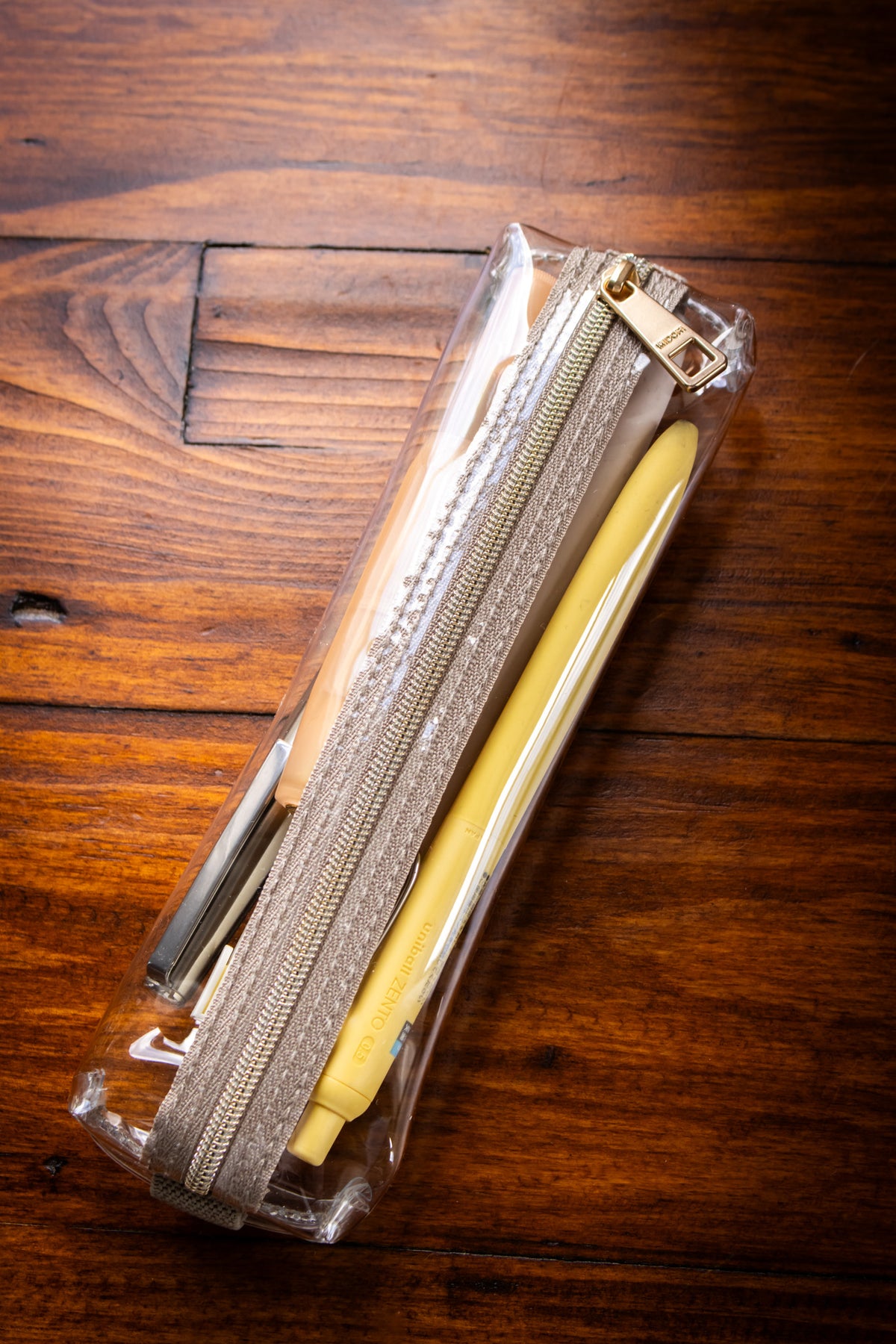 Clear Bookband Pencase Clear