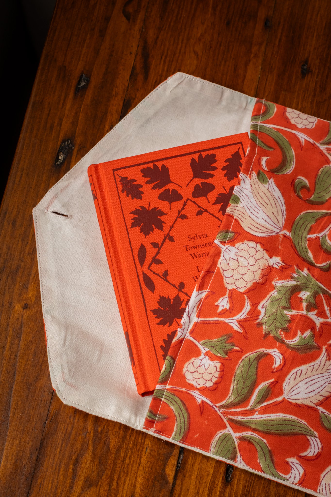 Book Envelope - Coral Garden Bloom