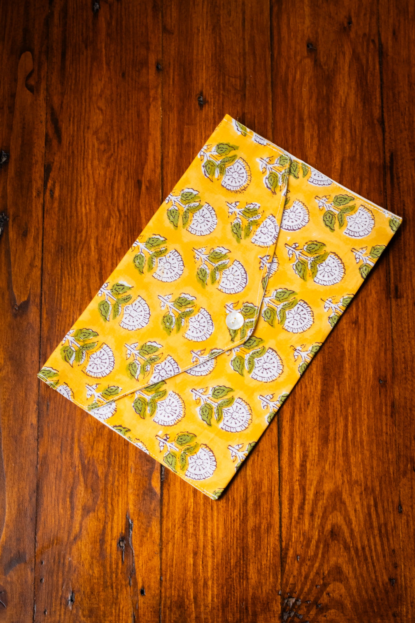Book Envelope - Golden Marigold