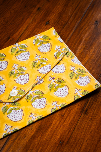 Book Envelope - Golden Marigold