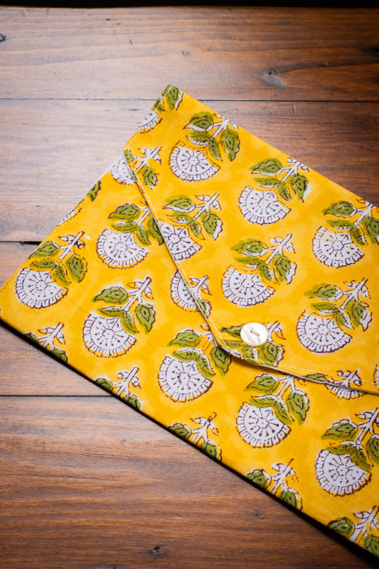 Book Envelope - Golden Marigold