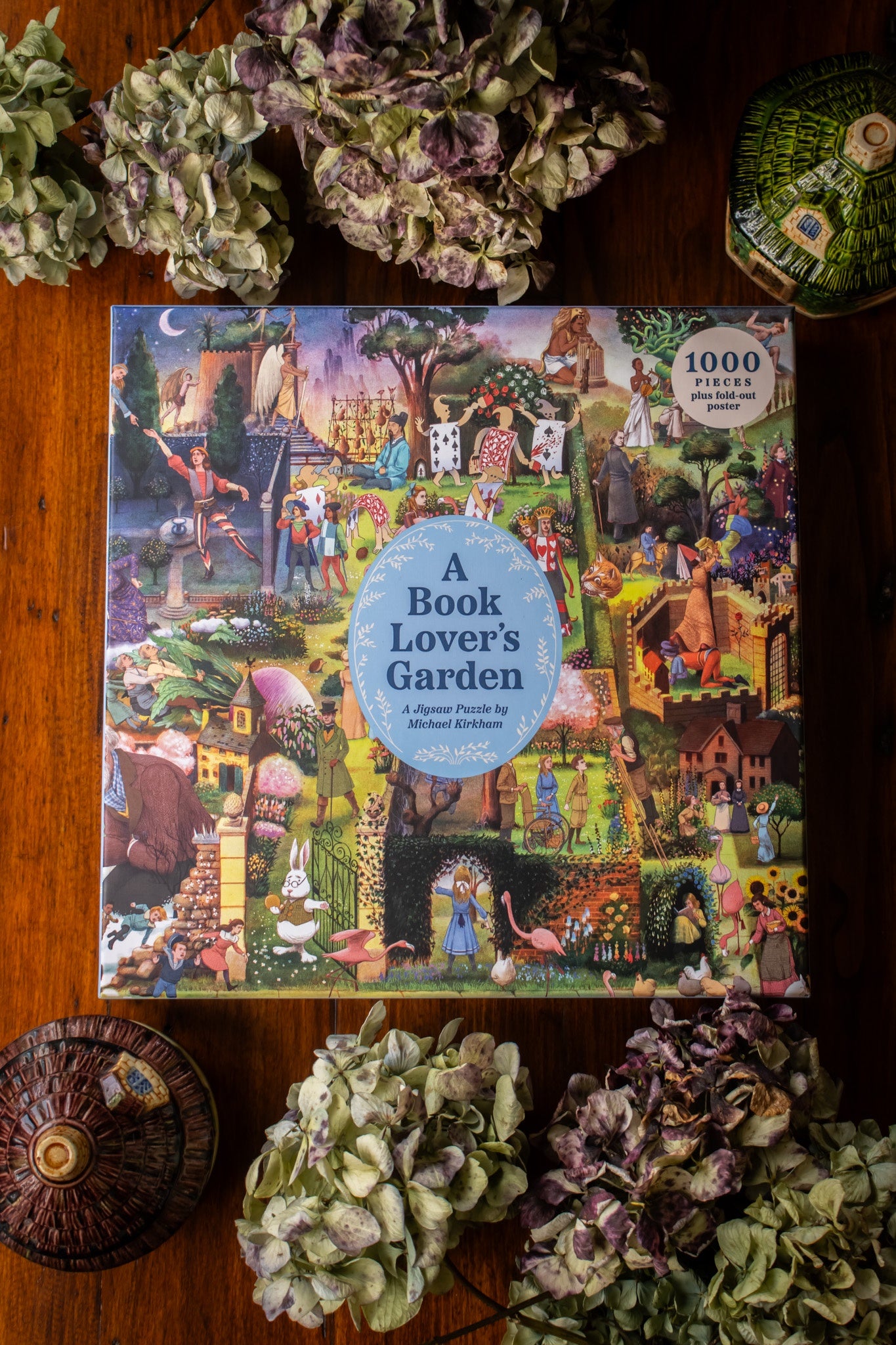 Book Lovers Garden 1000pc Jigsaw Puzzle