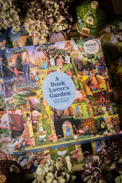Book Lovers Garden 1000pc Jigsaw Puzzle