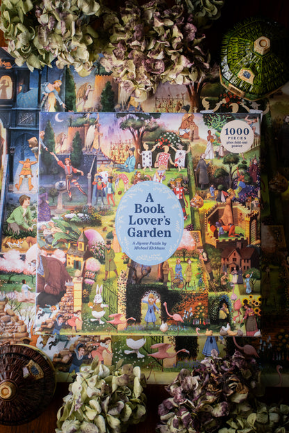 Book Lovers Garden 1000pc Jigsaw Puzzle
