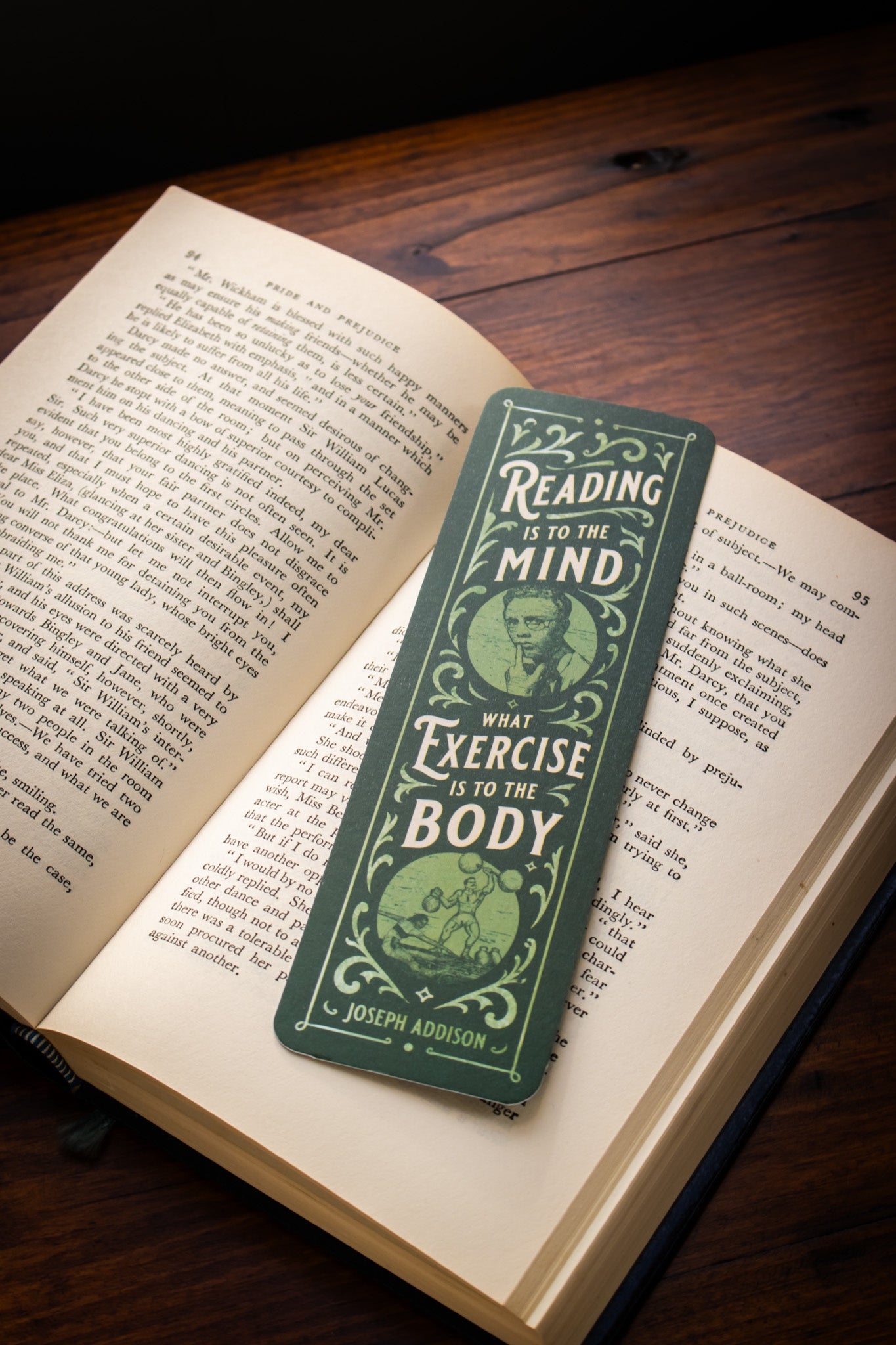 Reading Is to the Mind Bookmark