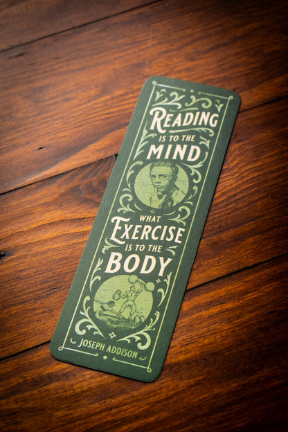 Reading Is to the Mind Bookmark