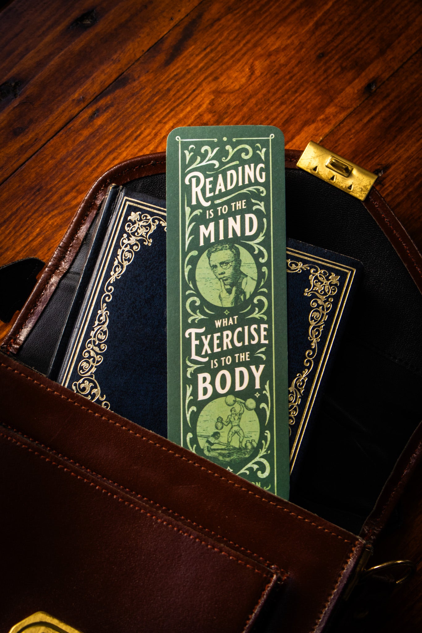 Reading Is to the Mind Bookmark