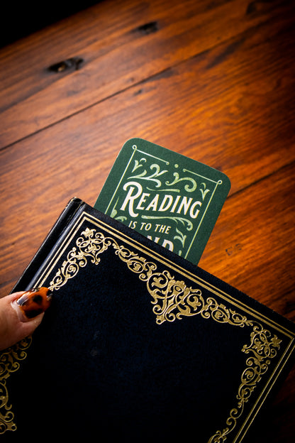 Reading Is to the Mind Bookmark