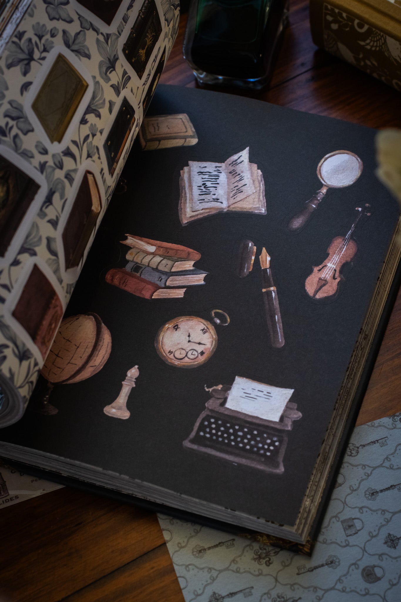 Books, Tomes & Folios Sticker, Color & Activity Book