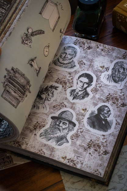 Books, Tomes & Folios Sticker, Color & Activity Book