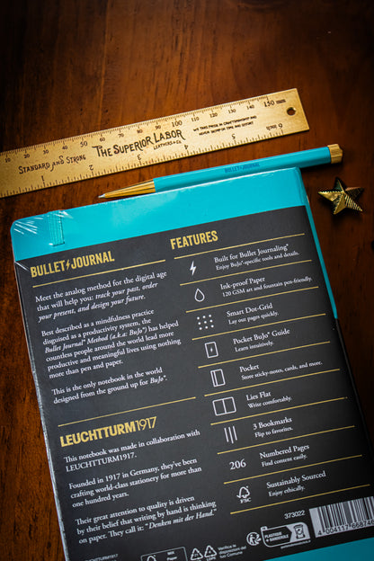 Bullet Journal - Turquoise 2025 (Limited Edition)