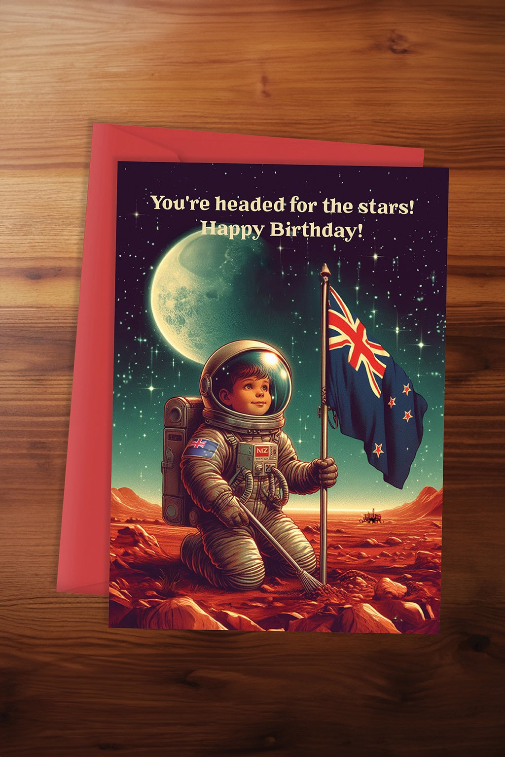 Headed For the Stars Card