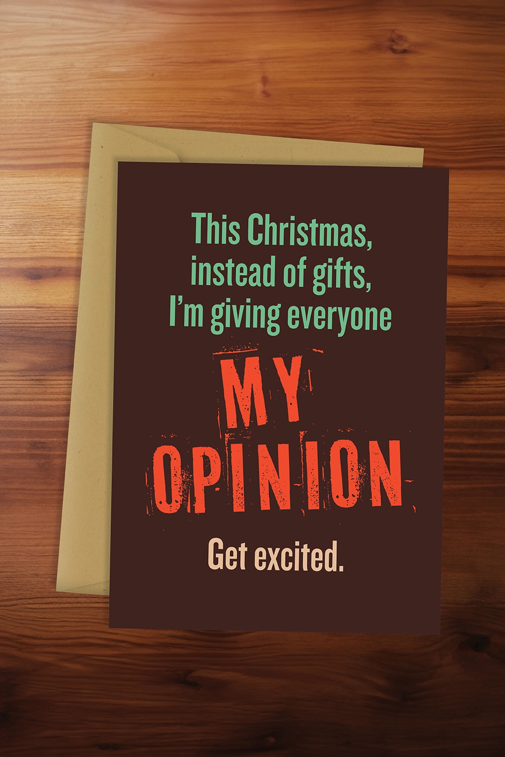 My Opinion Card