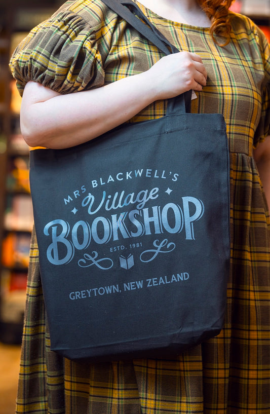 Village Bookshop Logo Tote - Coal