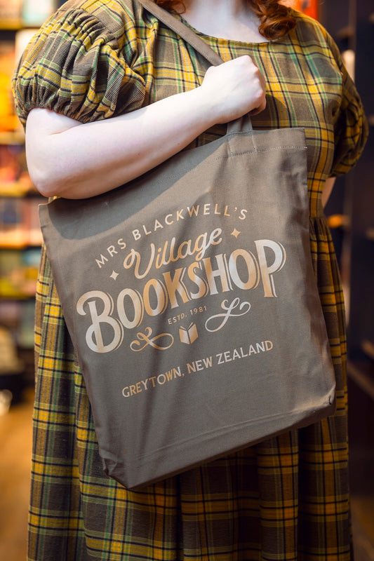 Village Bookshop Logo Tote - Walnut